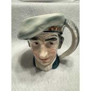 VINTAGE TOBY MUG HAND PAINTED Japan 4.5"